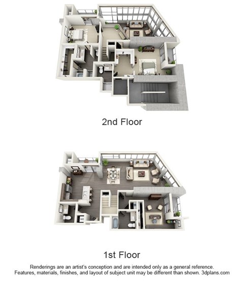 Floor plan for 3 beds, 3 baths, 2976 sqft